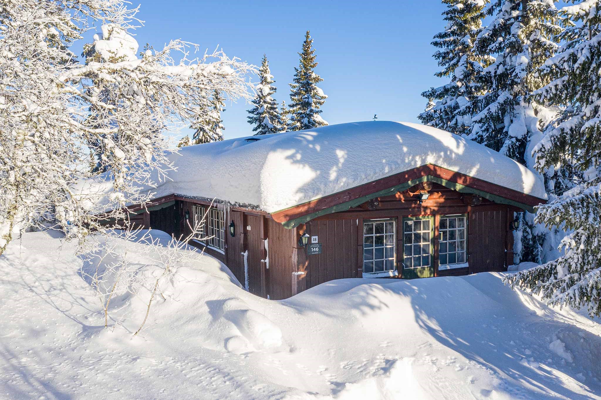 Skiferie i egen hytte med plads til store familier og vennegrupper